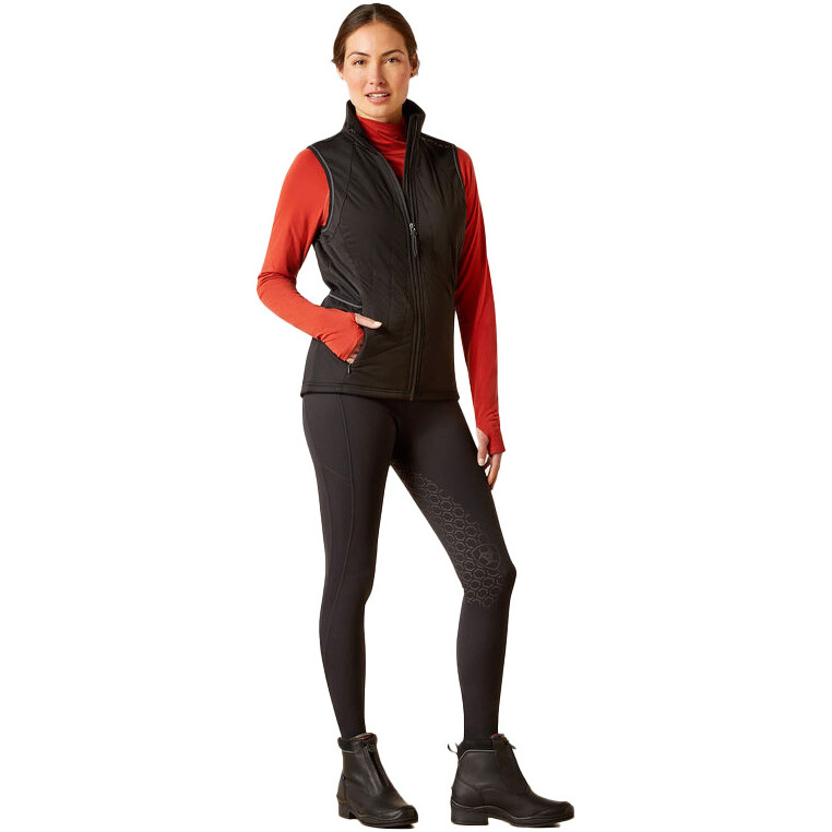 Ariat Womens Full Zip Venture Gilet 10046266 - Black